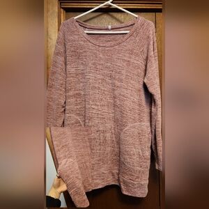 Women's Cozy Knit Sweater - Rose
